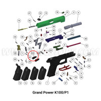 Grand Power Safety Lever SPORT Left for K100