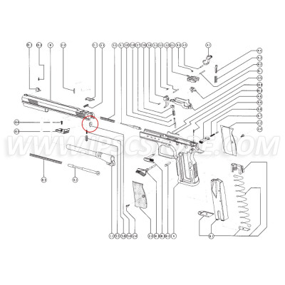 Goupille Buffer percuteur Tanfoglio