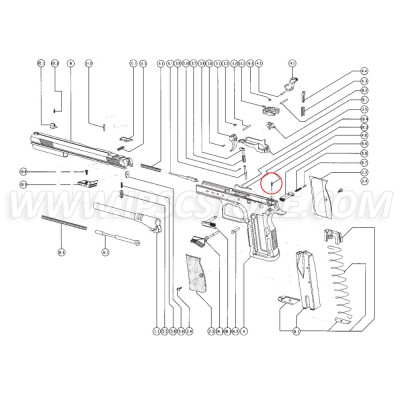 Tanfoglio Hammer Pin Blocker