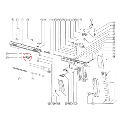 Tanfoglio Adjustable Rear Sight