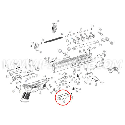 Grand Power Stribog Trigger Assembly Container