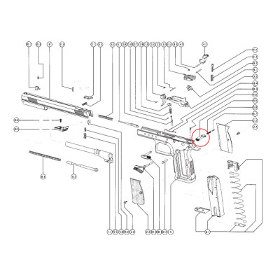 Retenida del Cargador Sobredimensionada para Tanfoglio