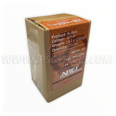 ARES Bullets .40SW 220gr FPBB - 250 pcs.