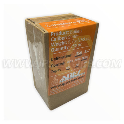 ARES Ogives 9mm / .38Super 150gr RNFB - 250 pcs.