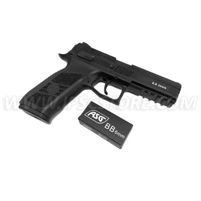 ASG CZ P-09 Pistol Replica - Black - GBB