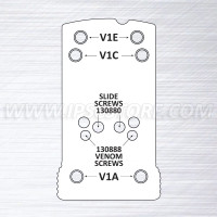 Spare Locator Pin V1C for Eemann Tech Red Dot Mount - 2 pcs./Set