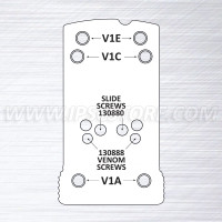 Spare Locator Pin V1E for Eemann Tech Red Dot Mount - 2 pcs./Set