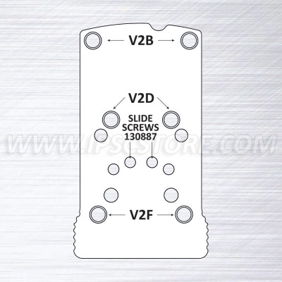 Spare Locator Pin V2B for Eemann Tech Red Dot Mount - 2 pcs./Set