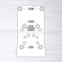 Spare Locator Pin V2B for Eemann Tech Red Dot Mount - 2 pcs./Set