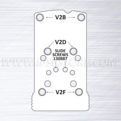 Spare Locator Pin V2D for Eemann Tech Red Dot Mount - 2 pcs./Set