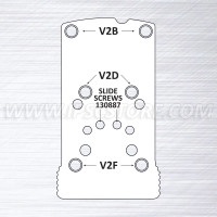 Spare Locator Pin V2D for Eemann Tech Red Dot Mount - 2 pcs./Set