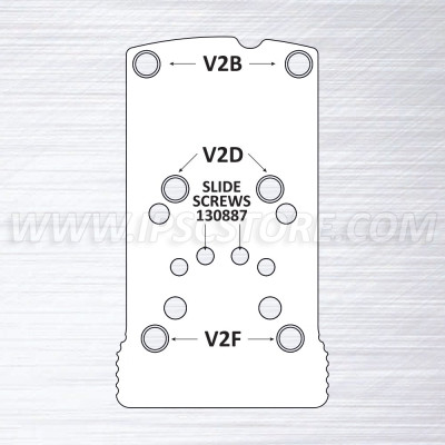 Spare Locator Pin V2F for Eemann Tech Red Dot Mount - 2 pcs./Set