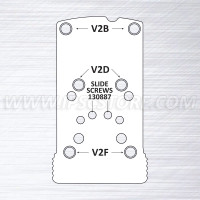 Spare Locator Pin V2F for Eemann Tech Red Dot Mount - 2 pcs./Set