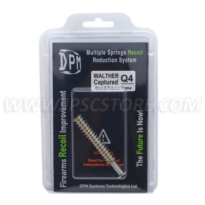 DPM MS-WA/8 Walther Q4 Polymer & Steel Frames (TAC/M2 , OR) Captured 4″ Barrel