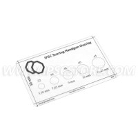 IPSC Scoring Handgun Overlay