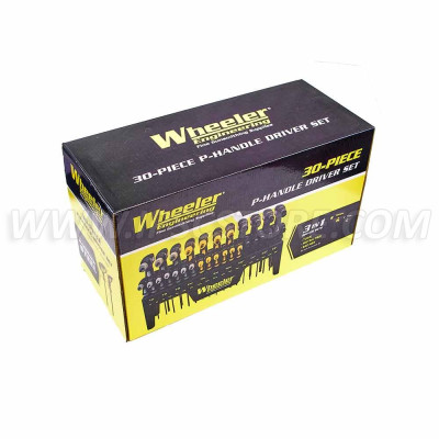 Wheeler 1081957 30 Piece SAE/Metric Hex and Torx P-Handle Set