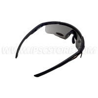 Gafas con Montura Negra Mate Lentes Negras/Transparentes/Amarillas Wiley X 308 SABER ADV.