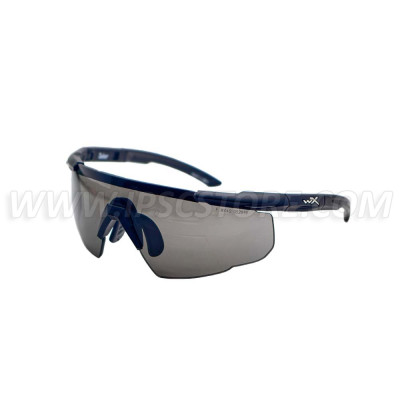 Gafas con Montura Negra Mate Lentes Oscuras c/Bolsa Wiley X 302 SABER ADV.