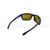 Wiley X ACKNG09 KINGPIN Polarized Blue Mirror Matte Graphite Frame Glasses