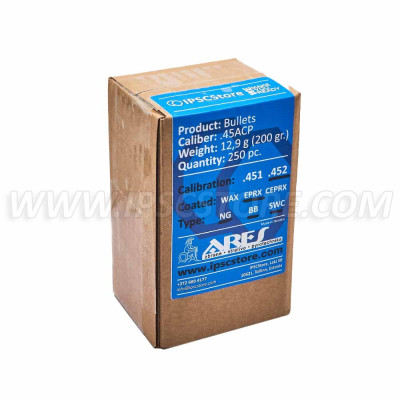 ARES Bullets .45ACP 200gr SWCBBNG - 250 pcs.