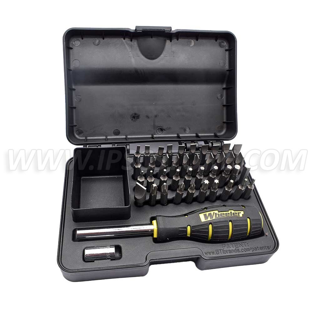 Wheeler 954621 43 Piece Professional Gunsmithing Screwdriver Set