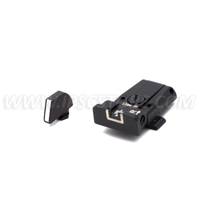 LPA SPR36GL18 Adjustable Sight Set for Glock 17/19/20/21/22/23/25/26/27/28/29/30/31/32/34/35