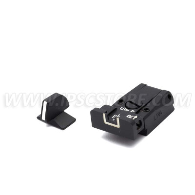 LPA SPR70P718 Adjustable Sight Set for H&K P7