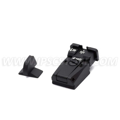 LPA SPR70P718 Adjustable Sight Set for H&K P7