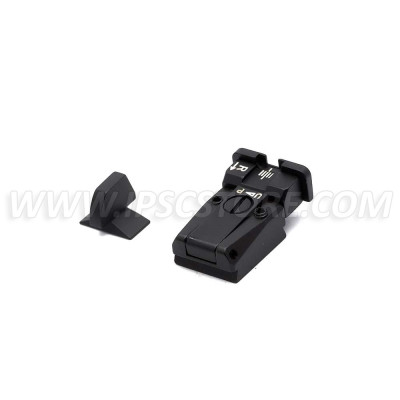 LPA SPR70P730 Adjustable Sight Set for H&K P7