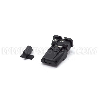 LPA SPR30SS30 Adjustable Sight Set for Sig Sauer P229, P320, XD Springfield