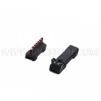 LPA BSS19 Adjustable Fiber Optic Slug Sight Set