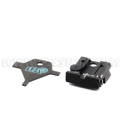 LPA TPU84BZ07 Adjustable Sight Set for CZ 100, CZ75 P07 Duty