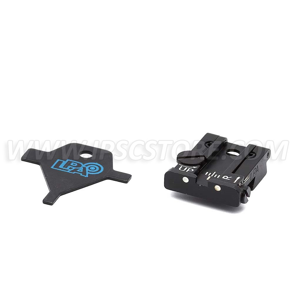 LPA TPU29TS30 Adjustable Sight Set for Taurus PT92, 58, 100