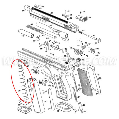 Eemann Tech Magazine Spring for CZ Czechmate