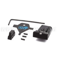 LPA SPR98BE07 Adjustable Sight Set for Beretta 92, 96, 98, M9A1