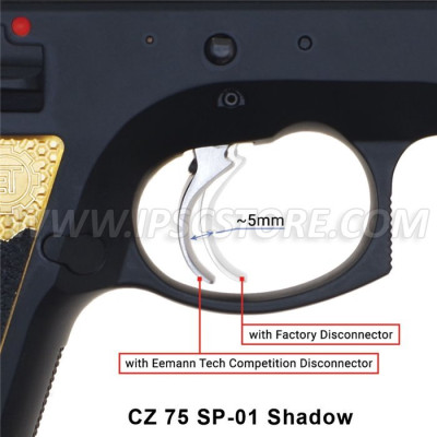 Eemann Tech Brass Competition Disconnector for CZ SHADOW