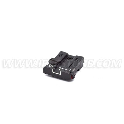 LPA TPU32GL18 Adjustable Rear Sight for GLOCK with White Periphery