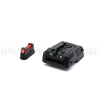 LPA SPF06CZ Adjustable Sight Set with Fiber Optic for CZ SP01 SHADOW, CZ SHADOW 2