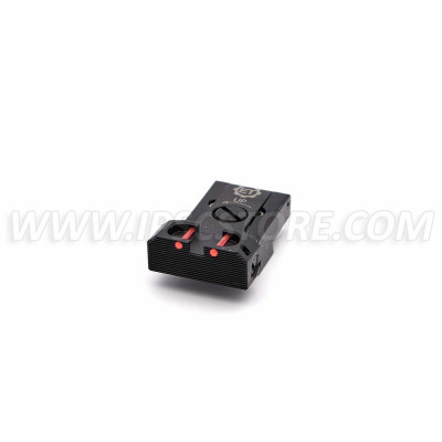 Eemann Tech Adjustable Rear Sight with Fiber Optics for CZ 75