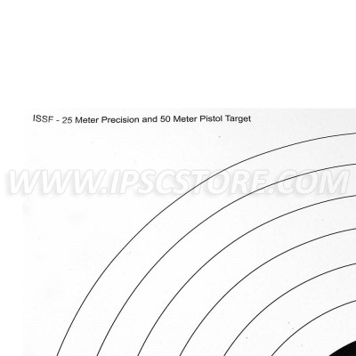 Eemann Tech ISSF 25M Precision & 50M Pistol Target 100 pcs.