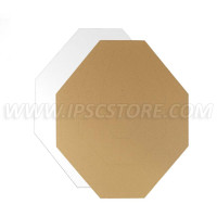 Cardboard IPSC Target TAN/WHITE 100 pcs./ Pack