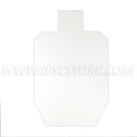 Tarjetas de IPSC Canela/Blanco 100 pzs./ Pack