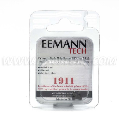 Eemann Tech Grip Screw HEX for 1911, Long