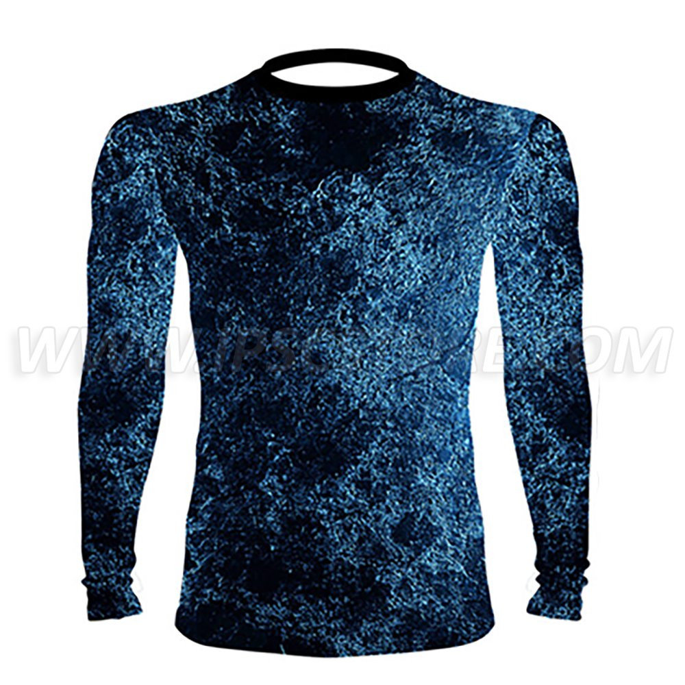 DED Competition Long Sleeve Compression T-Shirt - Blue