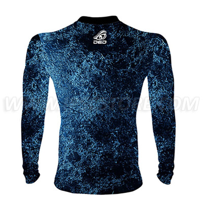 DED Competition Long Sleeve Compression T-Shirt - Blue