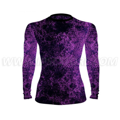 DED Competition Long Sleeve Compression T-Shirt - Purple