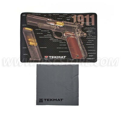 Tekmat 1911 3D Cut Away Gun Cleaning Mat