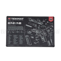 Alfombrilla de Limpieza para Pistolas CZ P-07/P-09 Tekmat