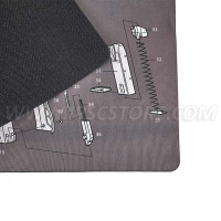 Alfombrilla de Limpieza para Pistolas Sig Sauer P229 Tekmat