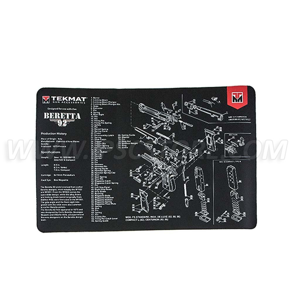 Tekmat Beretta 92 Gun Cleaning Mat